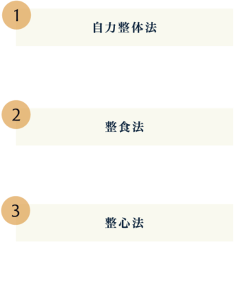 ライフスタイル全般にアプローチする 3つの柱